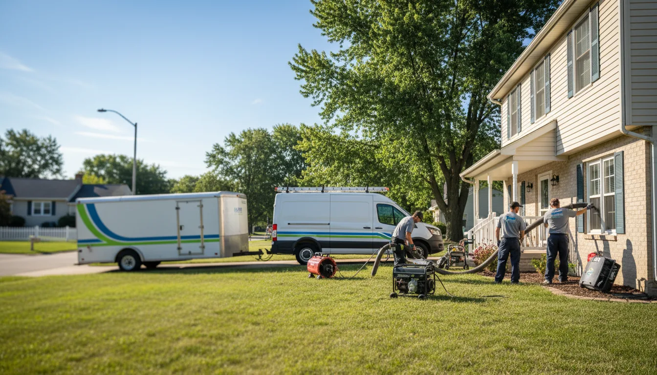 Flooded Basement Restoration And Cleanup With Repair in Larrabee, IA near me